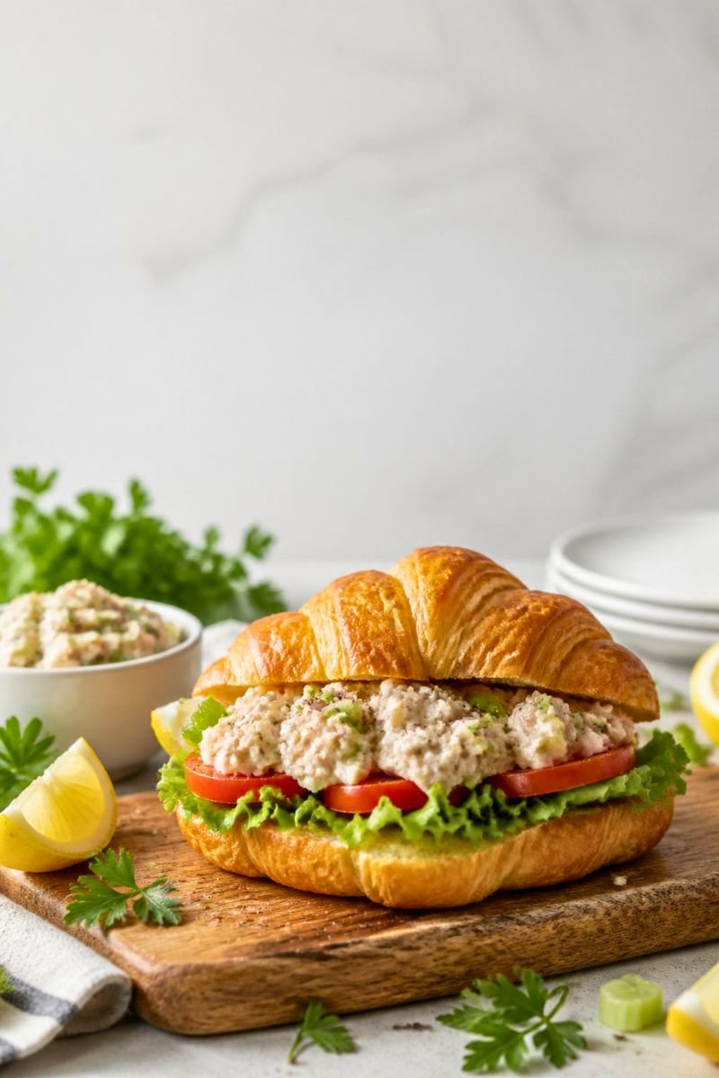 Tuna Salad Croissant Sandwich Recipe