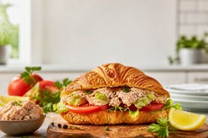 Tuna Salad Croissant Sandwich Recipe