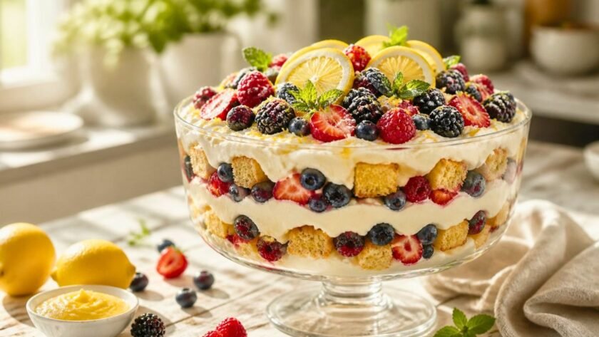 Zitronen Beeren Trifle Recipe