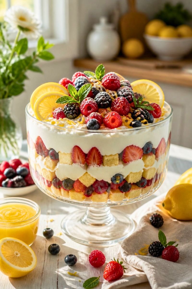 Zitronen Beeren Trifle Recipe